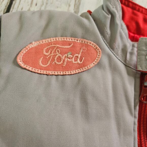 Vintage Tootsie Roll Car Racing Patches Puffer Jump Suit Size 5 - Picture 6 of 14